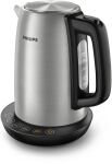 Philips Avance Collection Wasserkocher HD9359/90 (edelstahl/schwarz, 2.200 Watt, 1,7 Liter)