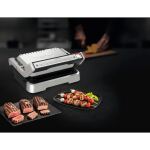 Tefal OptiGrill 2in1 GC773D (edelstahl, 2.100 Watt, mit Grillzange)
