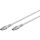 Goobay Supersoftes USB 2.0 Textilkabel, USB-C Stecker > USB-C Stecker (weiß, 1 Meter)