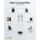 Goobay Supersoftes USB 2.0 Textilkabel, USB-C Stecker > USB-C Stecker (weiß, 2 Meter)