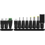 Goobay Universal-Netzteil, 36 Watt (schwarz, 5V - 15V, max. 2,4A, inkl. 11 Adapter)