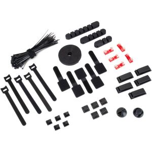 Sharkoon OfficePal Cable Organizer (schwarz, 136-teilig)