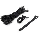 Sharkoon OfficePal Cable Organizer (schwarz, 136-teilig)