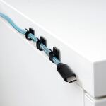 Sharkoon OfficePal Cable Organizer (schwarz, 136-teilig)
