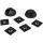 Sharkoon OfficePal Cable Organizer (schwarz, 136-teilig)