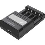 Panasonic Ladegerät eneloop Universal Smart Charger BQ-CC65E (schwarz, für 4x AA / AAA)