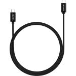 A-Data USB 2.0 Kabel, USB-C Stecker > USB-C Stecker (schwarz, 2 Meter, PD 3.0, QC 3.0, Laden mit bis zu 100 Watt)
