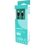 A-Data USB 2.0 Kabel, USB-C Stecker > USB-C Stecker (schwarz, 2 Meter, PD 3.0, QC 3.0, Laden mit bis zu 100 Watt)