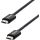 A-Data USB 2.0 Kabel, USB-C Stecker > USB-C Stecker (schwarz, 2 Meter, PD 3.0, QC 3.0, Laden mit bis zu 100 Watt)