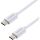 A-Data USB 2.0 Kabel, USB-C Stecker > USB-C Stecker (weiß, 2 Meter, PD 3.0, QC 3.0, Laden mit bis zu 100 Watt)