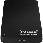 Intenso Memory Play 2 TB, Externe Festplatte (schwarz, extern, USB-A 3.2 Gen 1 (5 Gbit/s))