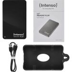 Intenso Memory Play 2 TB, Externe Festplatte (schwarz, extern, USB-A 3.2 Gen 1 (5 Gbit/s))