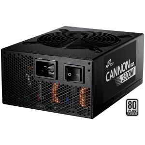 Fortron CANNON PRO 2500 (schwarz, 4x 12-Pin, 3x PCIe, Kabelmanagement, 2500 Watt)