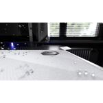 ENDORFY Crystal Onyx White L Gaming-Mauspad Schwarz, Weiß
