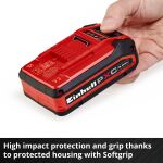 Einhell Akku Power-X-Change Plus TWIN-PACK 18Volt 3,0Ah (rot/schwarz, 2 Stück, ohne Ladegerät)