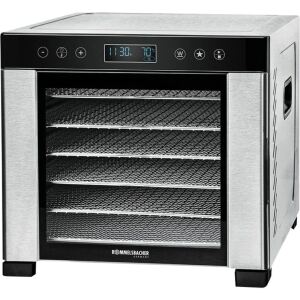 Rommelsbacher Dörrautomat DA 950 (edelstahl/schwarz, 600 Watt, Dörrfläche 30,5cm x 33cm pro Ebene)