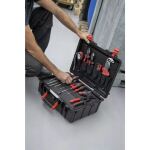 wiha Werkzeugkoffer Basic L mechanic (schwarz/rot, 36-teilig, mit Koffer)