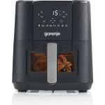Gorenje Heißluftfritteuse AF1350DWB (schwarz, 1.350 Watt, Korb 5,4 Liter, mit Sichtfenster)