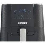 Gorenje Heißluftfritteuse AF1350DWB (schwarz, 1.350 Watt, Korb 5,4 Liter, mit Sichtfenster)