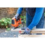 BLACK+DECKER Stichsäge BES602 (orange/schwarz, 400 Watt)