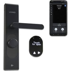 Shelly LOQED Smart Lock, elektronisches Türschloss (schwarz)