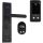 Shelly LOQED Smart Lock, elektronisches Türschloss (schwarz)