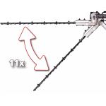 Einhell Elektro-Stab-Heckenschere / -Säge GC-HC 90/2046 T (rot/schwarz, 900 Watt, 2in1-Gerät: Teleskop-Heckenschere und Hochentaster)