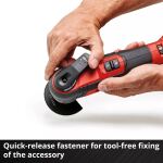 Einhell Professional Akku-Multifunktions-Werkzeug TP-MG 18 Li BL-Solo, 18Volt (rot/schwarz, ohne Akku und Ladegerät, inkl. Zubehör)