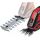 Einhell Akku-Grasschere/ -Strauchschere GC-CG 3,6/70 Li WT (schwarz/rot, Li-Ionen Akku 2,0Ah)