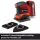 Einhell Power X-Change Akku-Faust-Schwingschleifer TE-OS 18/113 3X Li-Solo, 18Volt (rot/schwarz, ohne Akku und Ladegerät, mit Tasche + Zubehör)