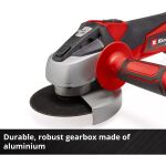 Einhell Power X-Change Akku-Winkelschleifer TC-AG 18/115 Li Kit, 18Volt (rot/schwarz, Li-Ion-Akku 4,0Ah)