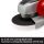 Einhell Power X-Change Akku-Winkelschleifer TC-AG 18/115 Li Kit, 18Volt (rot/schwarz, Li-Ion-Akku 4,0Ah)