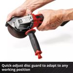 Einhell Power X-Change Akku-Winkelschleifer TE-AG 18/115-2 Li - Solo, 18Volt (rot/schwarz, ohne Akku und Ladegerät)
