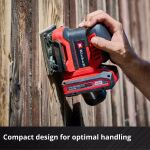 Einhell Power X-Change Akku-Faust-Schwingschleifer TE-OS 18/113 Li-Solo, 18Volt (rot/schwarz, ohne Akku und Ladegerät)