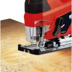 Einhell Power X-Change Akku-Stichsäge TC-JS 18/70 Li, 18Volt (rot/schwarz, Li-Ionen Akku 2,5Ah, Koffer E-Box Basic)