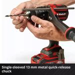 Einhell Professional Akku-Schlagbohrschrauber TP-CD 18/120 Li-i BL - Solo, 18Volt (schwarz/rot, ohne Akku und Ladegerät)