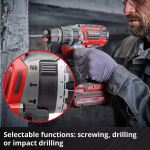 Einhell Professional Akku-Schlagbohrschrauber TP-CD 18/70 Li-i BL - Solo, 18Volt (schwarz/rot, ohne Akku und Ladegerät)