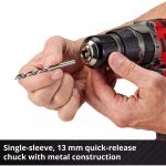 Einhell Professional Akku-Schlagbohrschrauber TP-CD 18/70 Li-i BL - Solo, 18Volt (schwarz/rot, ohne Akku und Ladegerät)
