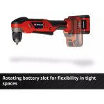 Einhell Power X-Change Akku-Winkelbohrschrauber TE-AD 18 Li - Solo, 18Volt (rot/schwarz, ohne Akku und Ladegerät)