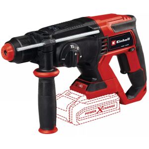 Einhell Power X-Change Akku-Bohrhammer TE-HD 18/20 Li - Solo, 18Volt (schwarz/rot, ohne Akku und Ladegerät, im Koffer)