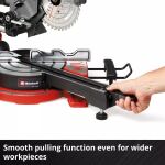 Einhell Akku-Zug-Kapp-und Gehrungssäge TE-SM 36/8 L Li-Solo, 36Volt (2x18V), Kapp- und Gehrungssäge (rot, ohne Akku und Ladegerät)