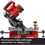 Einhell Akku-Zug-Kapp-und Gehrungssäge TE-SM 36/8 L Li-Solo, 36Volt (2x18V), Kapp- und Gehrungssäge (rot, ohne Akku und Ladegerät)