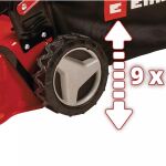 Einhell Benzin-Rasenmäher GC-PM 46/5 S (rot/schwarz, mit Hinterradantrieb)