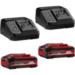 Einhell Power X-Change Akku-Rasenmäher RASARRO 36/36, 36Volt (2x18V) (rot/schwarz, 2x Li-Ionen Akku Plus 3,0Ah)