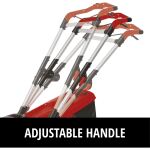 Einhell Power X-Change Akku-Rasenmäher RASARRO 36/36, 36Volt (2x18V) (rot/schwarz, 2x Li-Ionen Akku Plus 3,0Ah)
