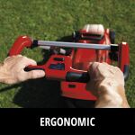 Einhell Power X-Change Akku-Rasenmäher RASARRO 36/36, 36Volt (2x18V) (rot/schwarz, 2x Li-Ionen Akku Plus 3,0Ah)