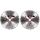 Einhell Turbo-Diamant-Trennscheibe, Ø 230 x 22,23 x 1,8mm, 2er-Set (für Winkelschleifer)