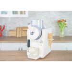 UNOLD 2-in-1 Slush- & Softeismaschine SOFIE (weiß, für 1.500ml Slush oder Softeis, 150 Watt Kompressor)