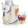 UNOLD 2-in-1 Slush- & Softeismaschine SOFIE (weiß, für 1.500ml Slush oder Softeis, 150 Watt Kompressor)