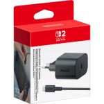 Nintendo Switch 2 - Netzteil (schwarz, 1,5 Meter Kabel, USB-C)